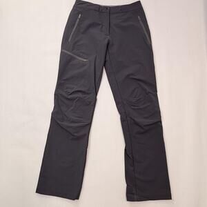 Rab Vector Pants Womens XS Gray Softshell Hiking Zip Pockets Stretch Outdoor